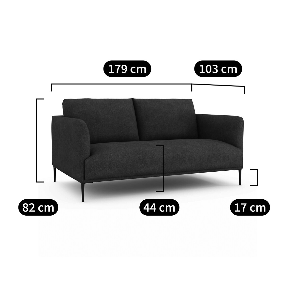 Compacte zetel in gemêleerde gevlochten stof, Oscar amber honing, AM.PM X EMMANUEL GALLINA