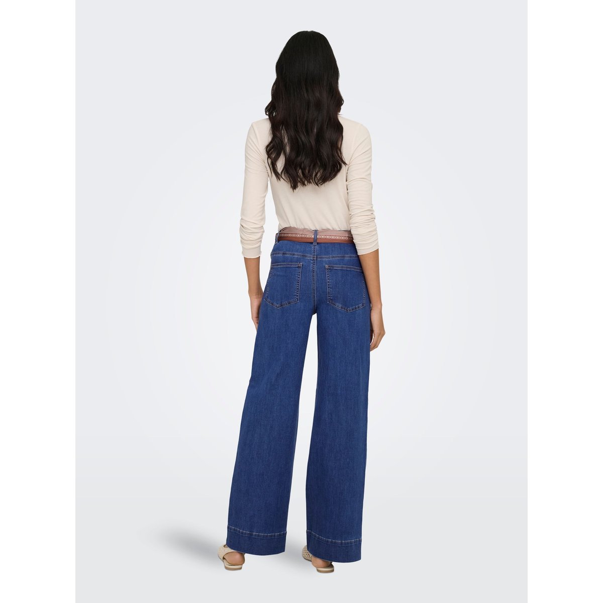 Jean À Jambe Large medium blue denim, ONLY
