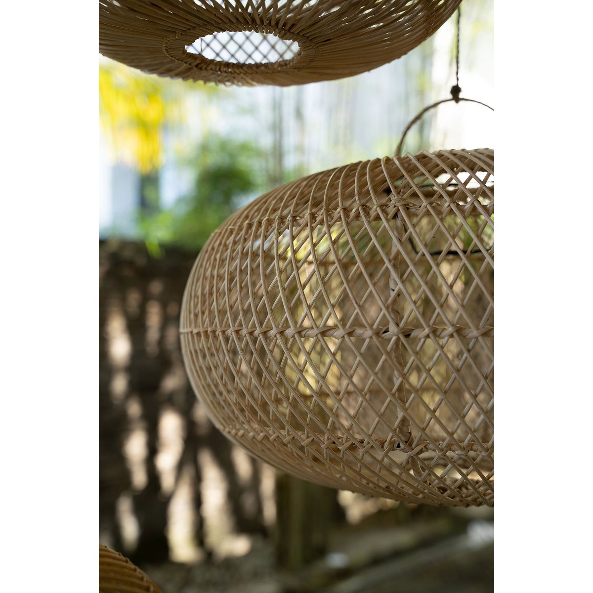 Suspension en rotin WHOLLY beige, BAZAR BIZAR