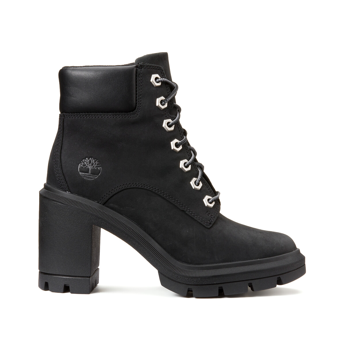 Allington Heights 6in Ankle Boots in Leather with Heel black, TIMBERLAND