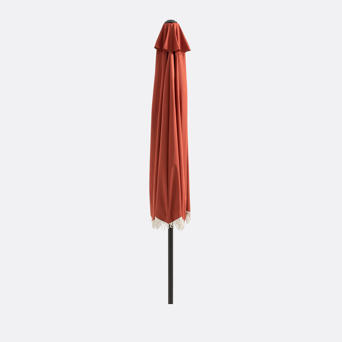 Demi-parasol de balcon à franges Medio terracotta, LA REDOUTE INTERIEURS