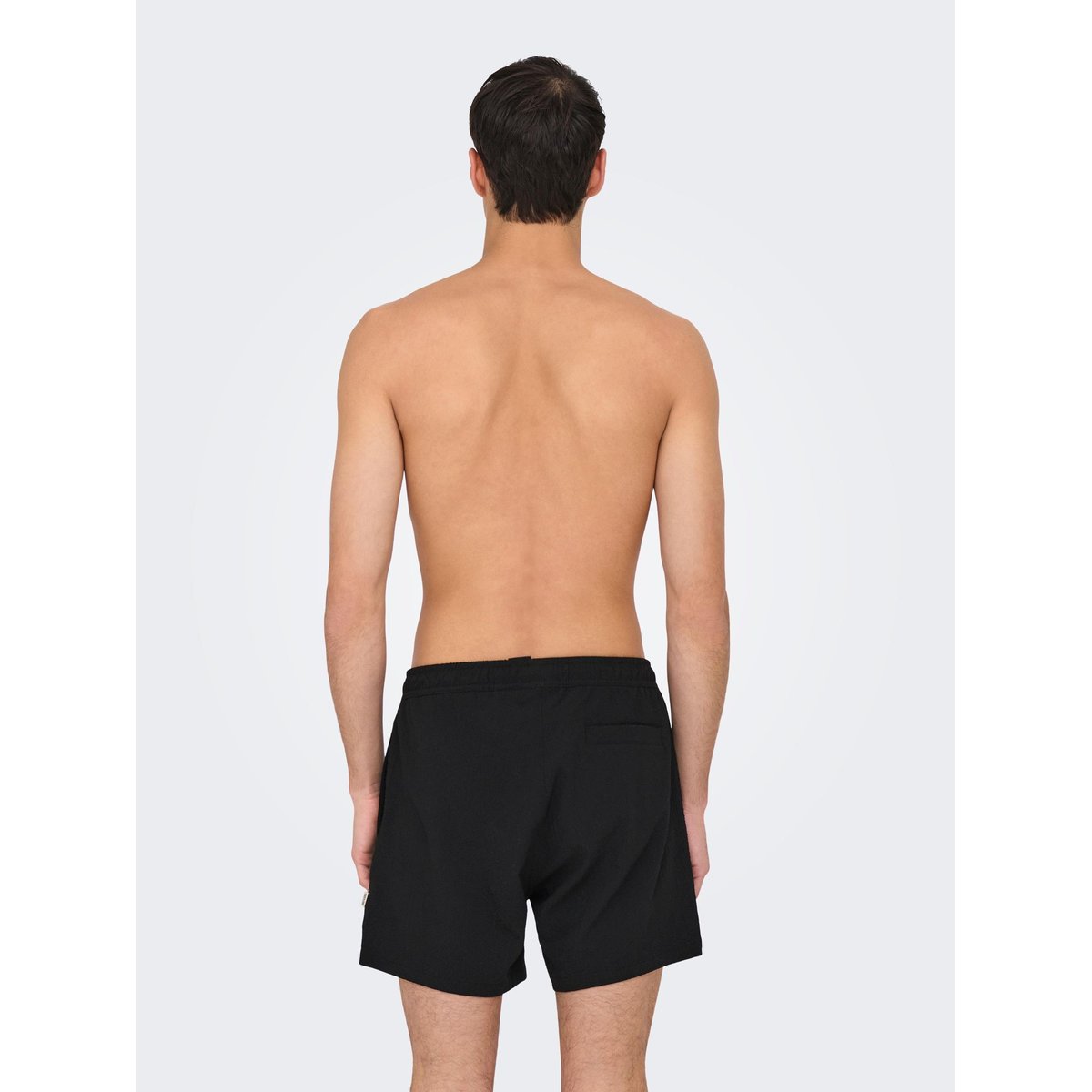 Short De Bain noire - black, ONLY & SONS