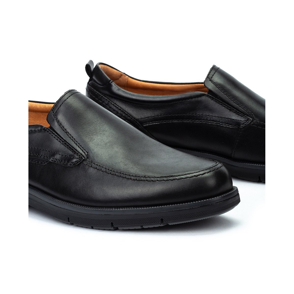 Mocassins cuir Navarra black, PIKOLINOS