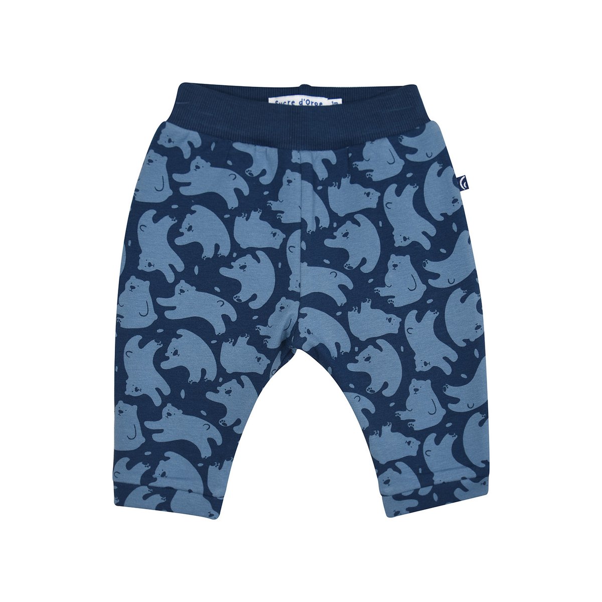 Tshirt pantalon bavoir max maille naissance bleu, SUCRE D'ORGE