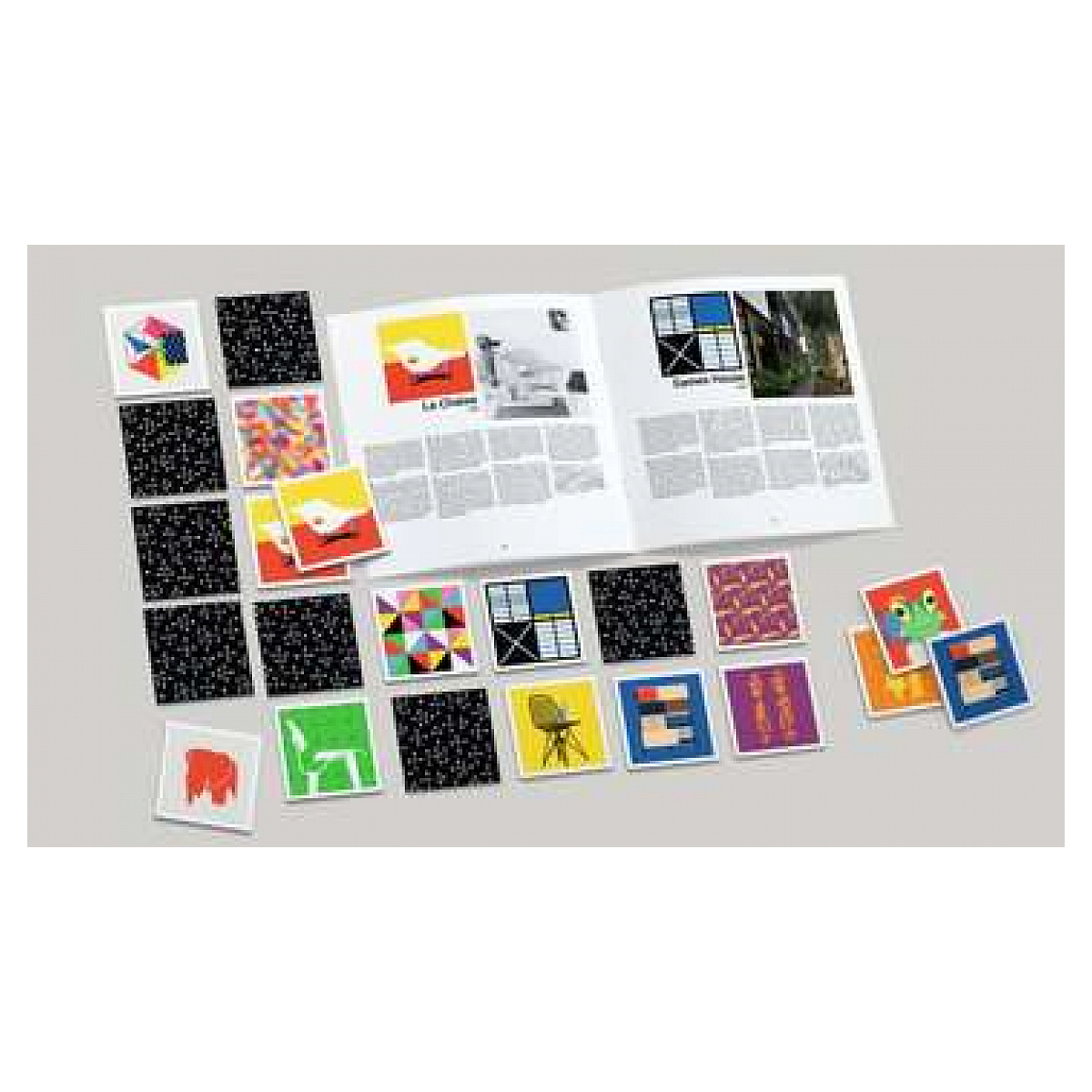 Jeu de cartes de Mémoire EAMES - Stimulez votre esprit ! jaune, RAVENSBURGER