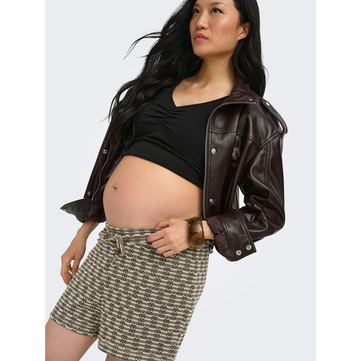 Short verte - smokey olive 1, ONLY