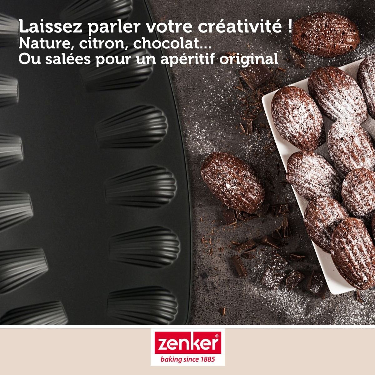 Set de 5 ustensiles de pâtisserie moule à gâteaux 2 bols spatule noir, ZENKER