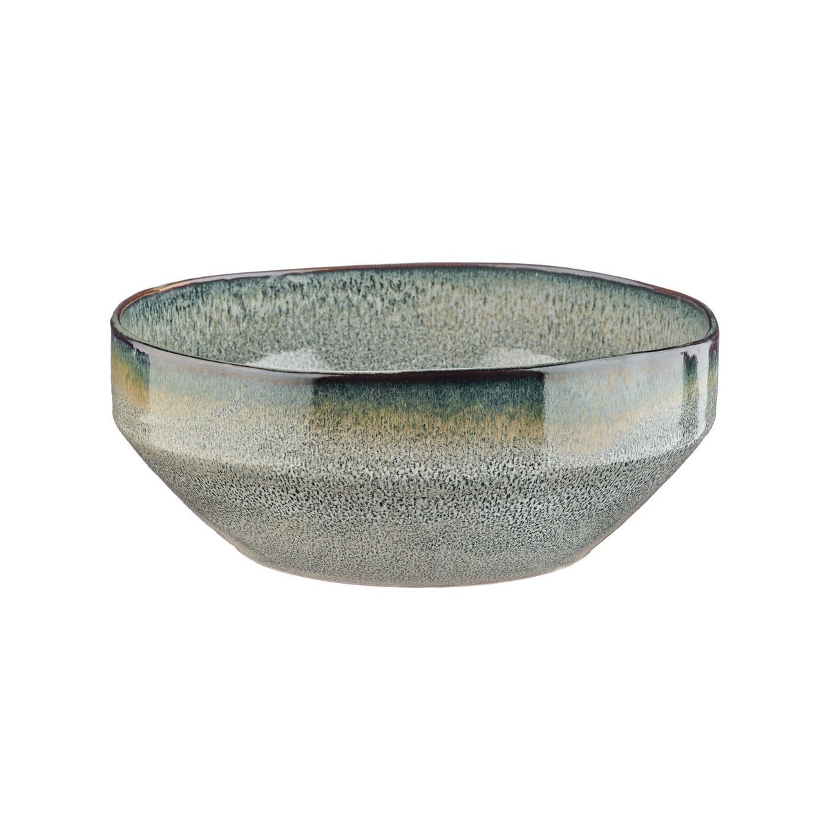 Lot de 1 saladiers en grès, GENESIS dégradé bleu gris kaki, BJORN