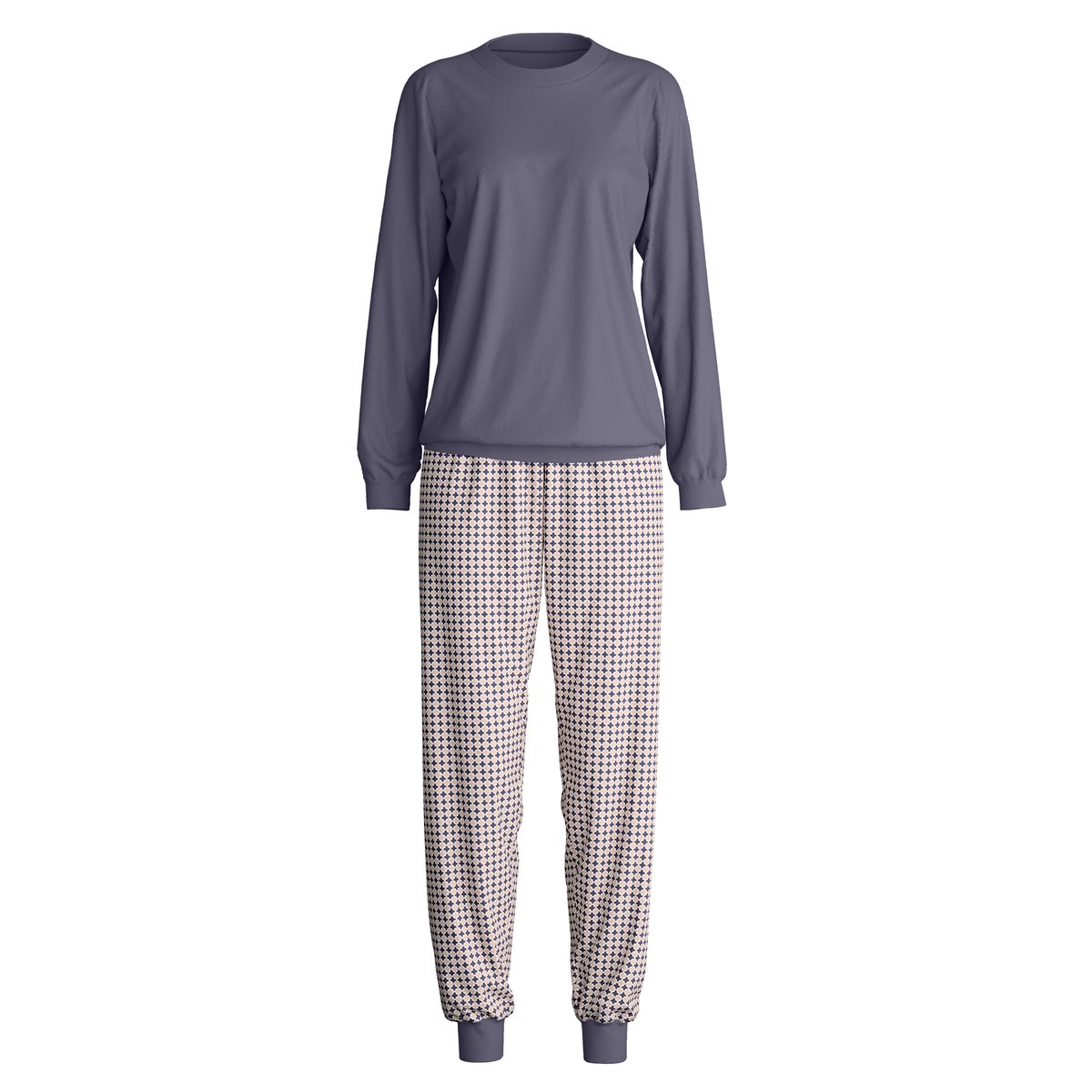 Pyjama à poignets manches longues Coton FLOWER NIGHTS graystone, CALIDA