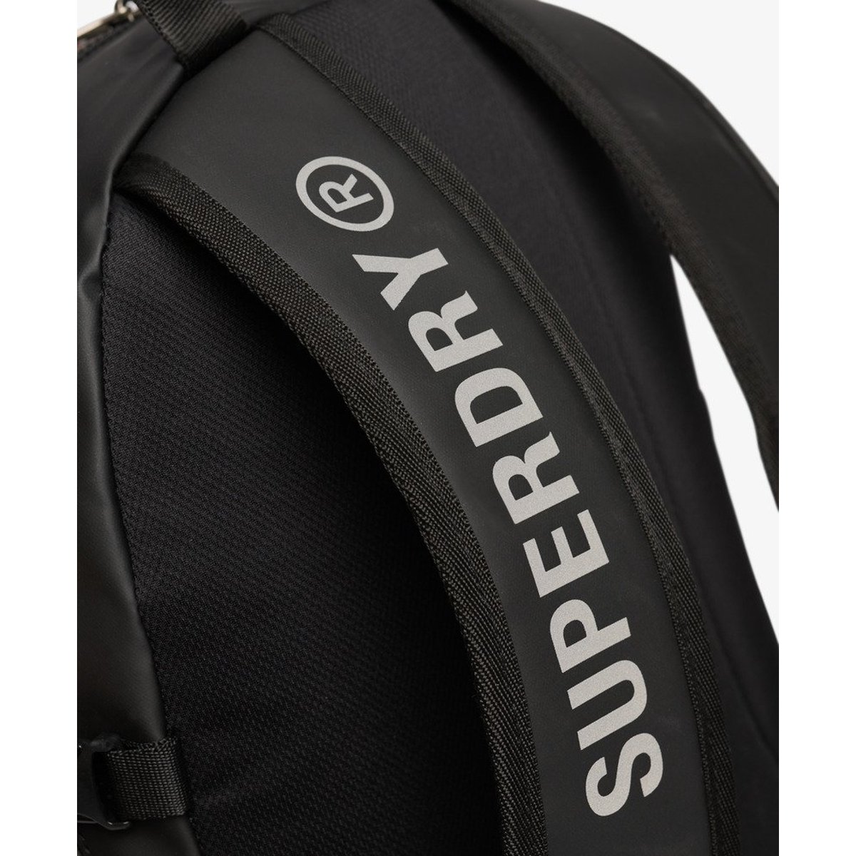 Sac à dos Tarp avec logo brodé noir/vert kaki, SUPERDRY