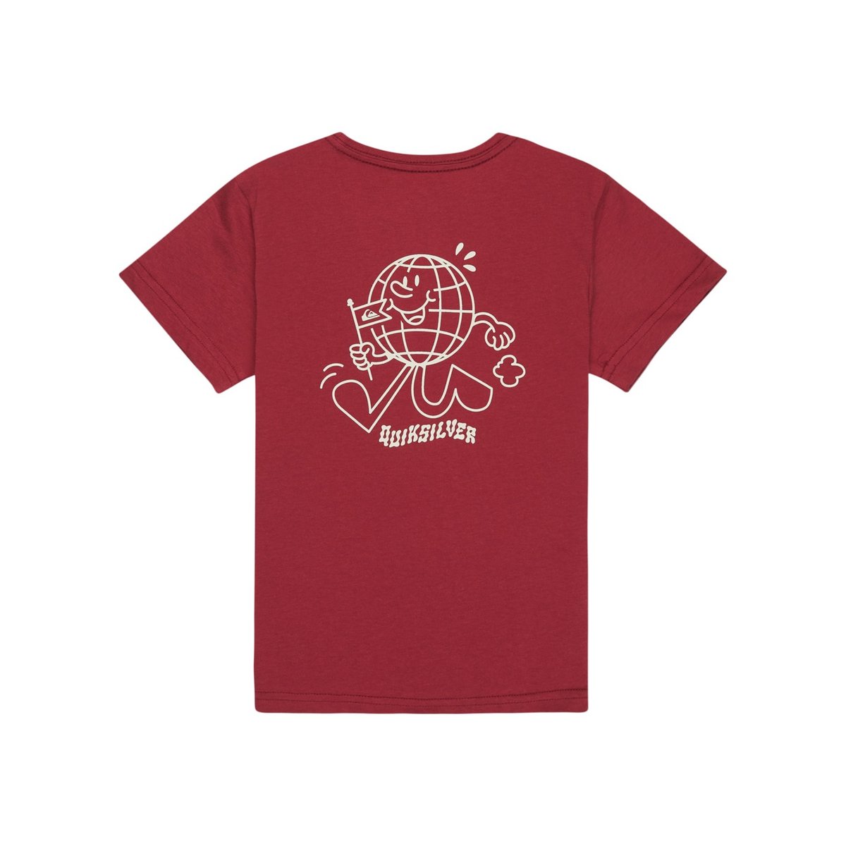 T-Shirt à manches courtes EV COSMIC CHARACTER rouge burnt russet, QUIKSILVER