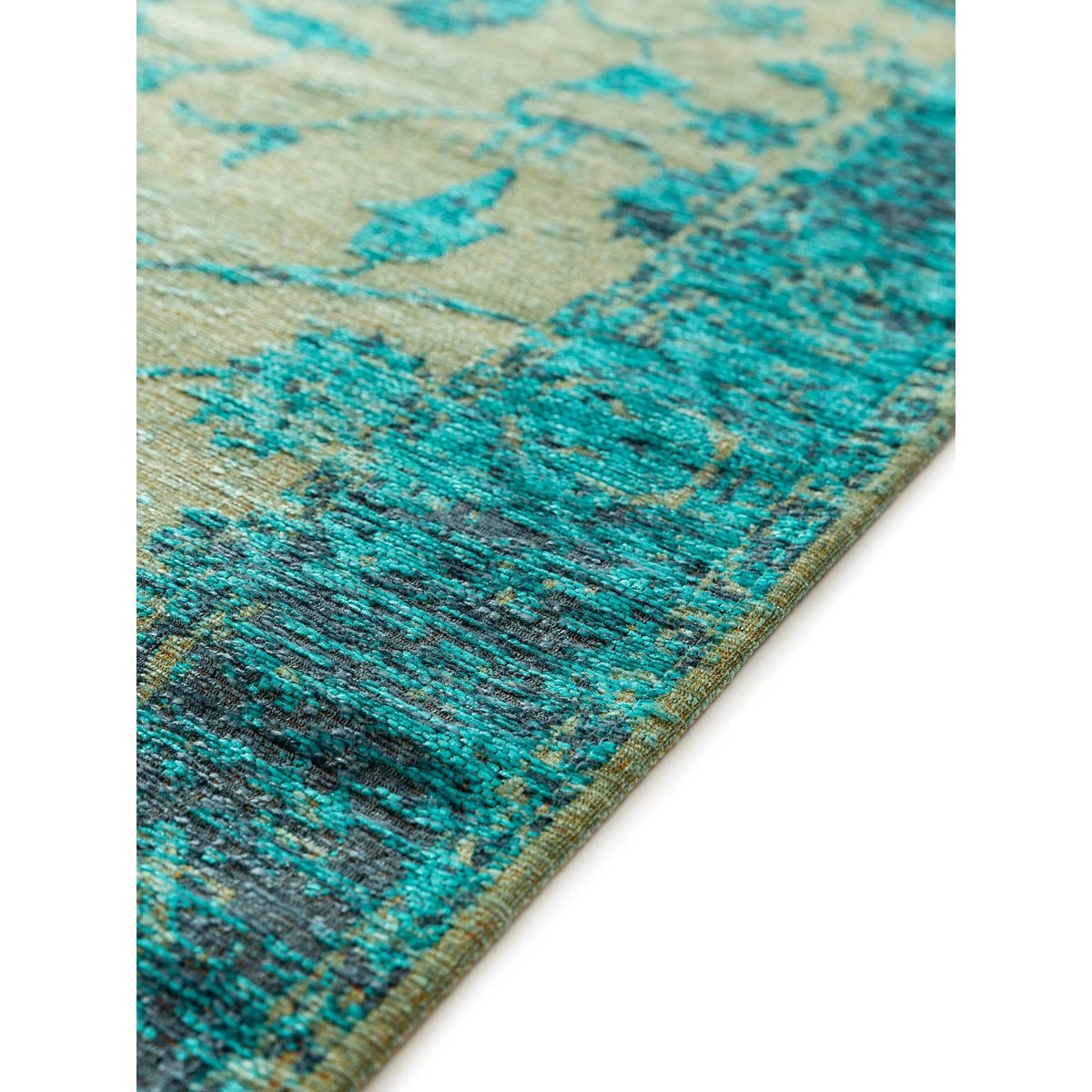 Tapis de couloir FRENCIE turquoise, BENUTA