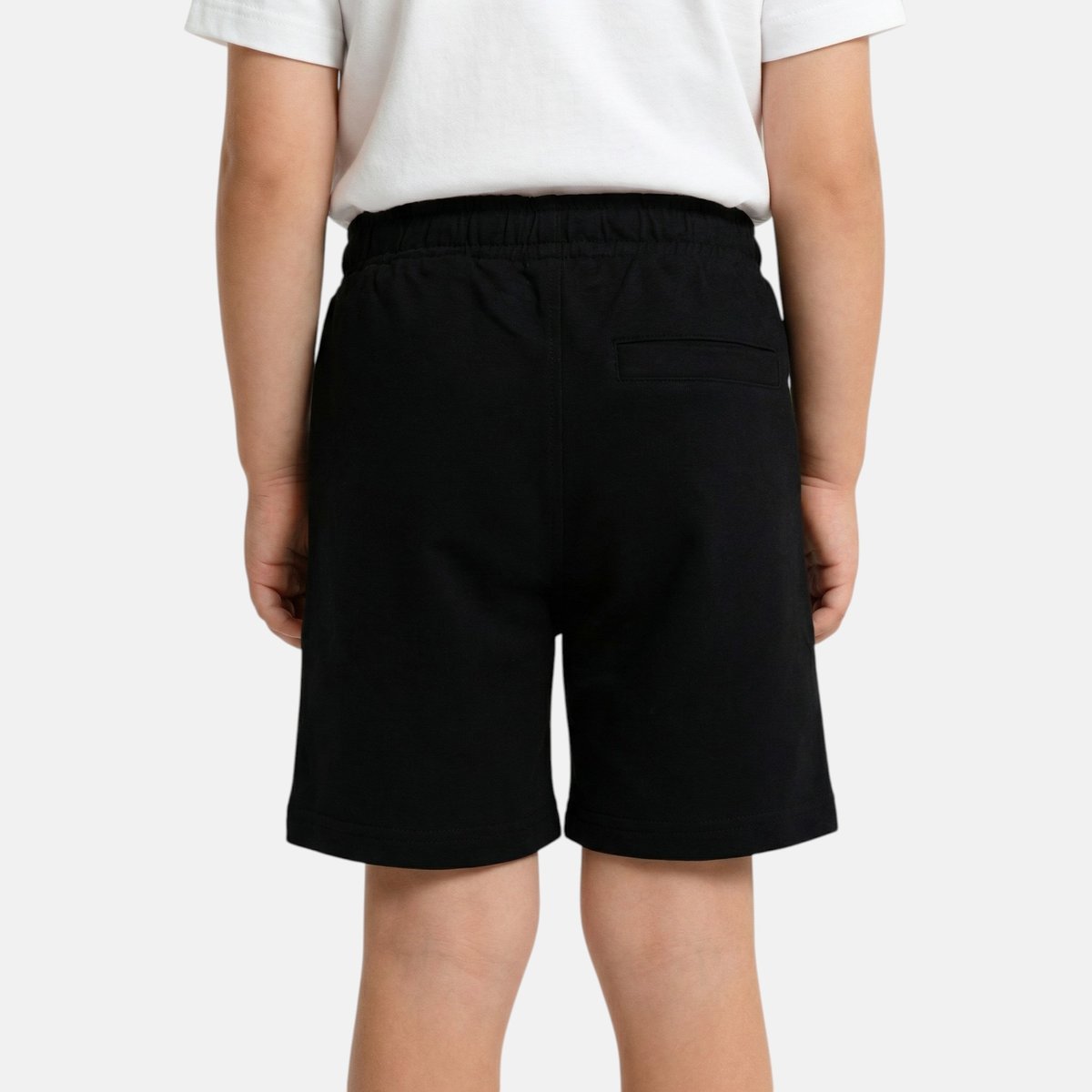 Bermuda molletonné à cordon et logo imprimé, coupe droite CLUB noir, LEE COOPER