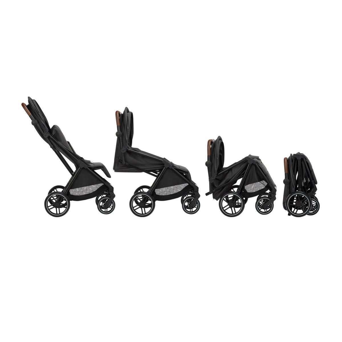 Poussette naissance compacte Indra gris minéral, BEBECONFORT