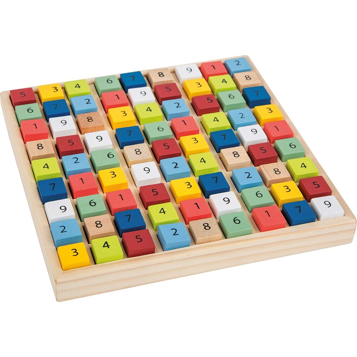 Sudoku multicolore beige, SMALL FOOT COMPANY