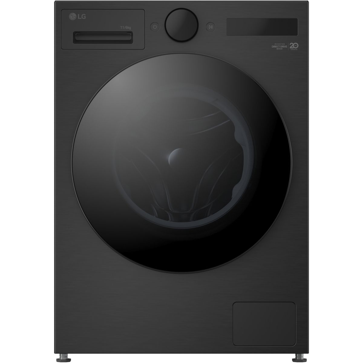 Lave linge séchant hublot F164X76BSTA - 11/6 kg - 1400 tr/min - Moteur direct drive - Connecté couleur unique, LG