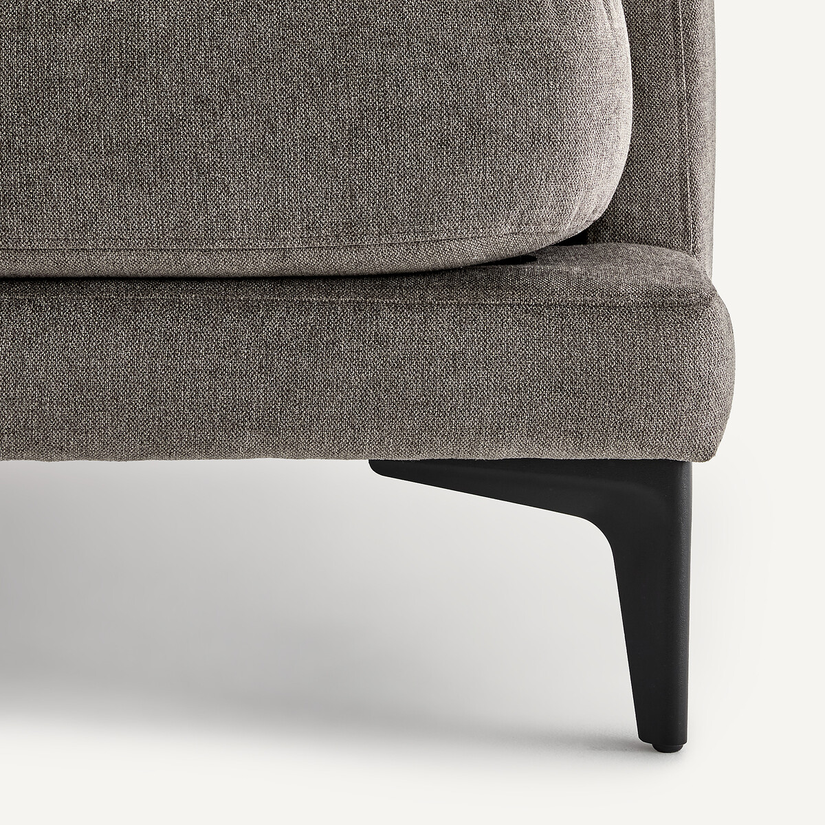 Demi-canapé 2 places en polyester mélangé, MODERNISTE gris stone, EMMANUEL GALLINA X AM.PM