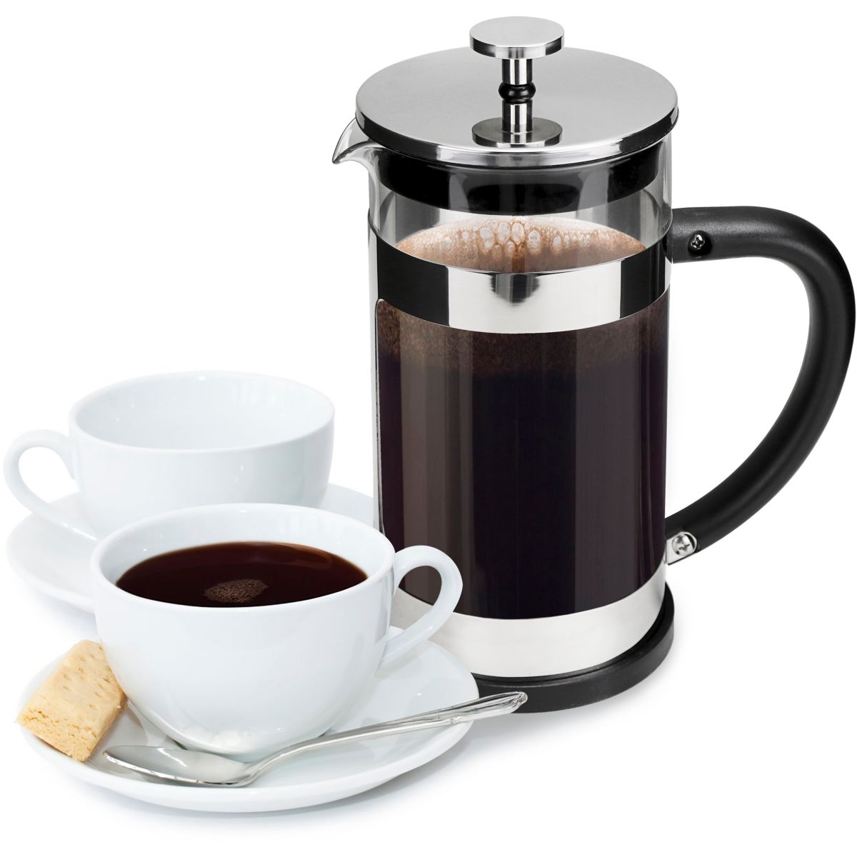 Cafetière à piston French Press couleur unique, ESSENTIEL B