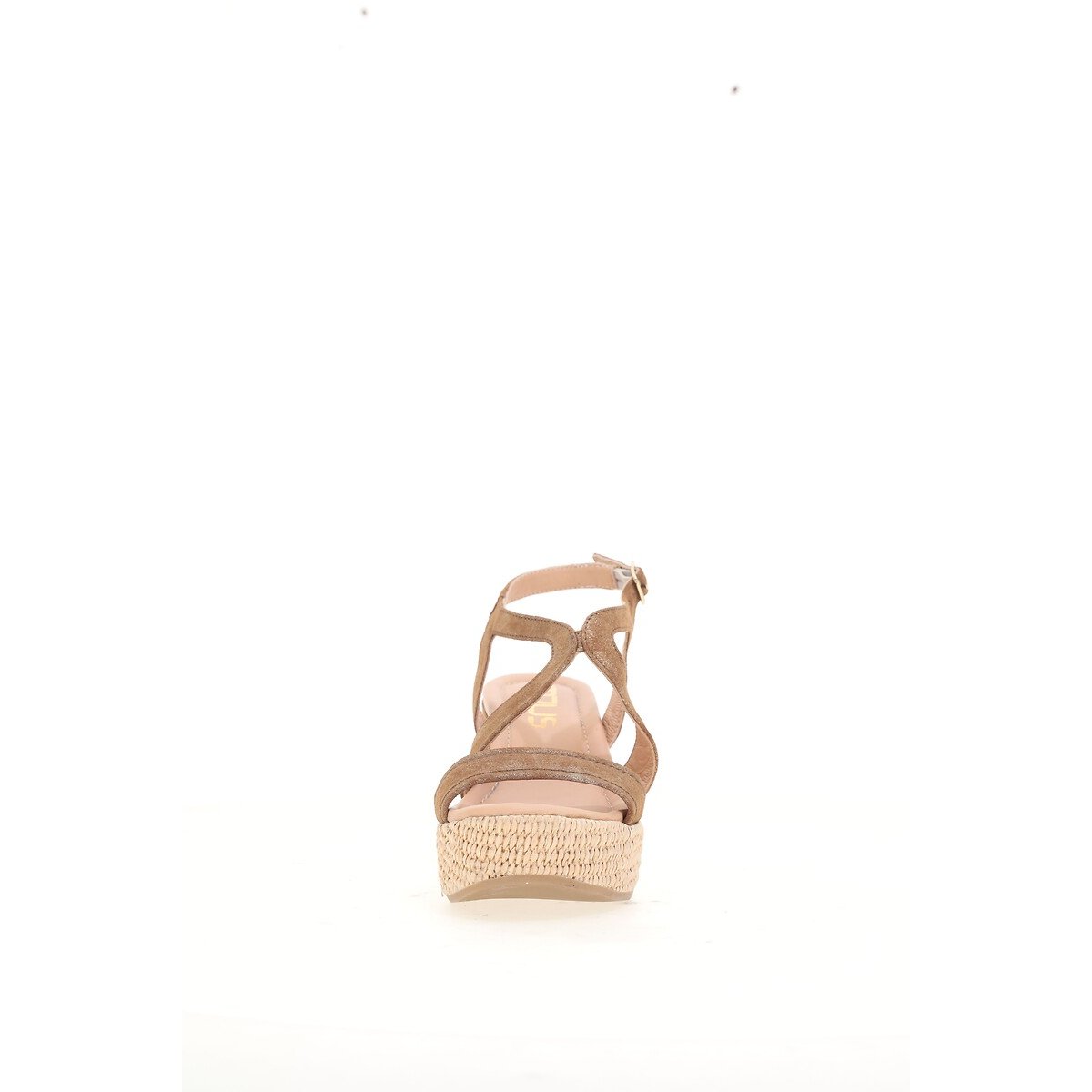 Leather Wedge Sandals tobacco, MJUS