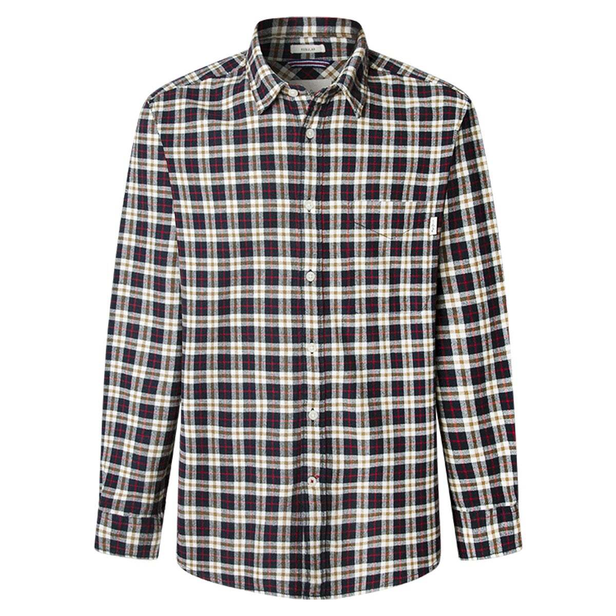 Chemise Coupe Regular À Carreaux bleu, PEPE JEANS
