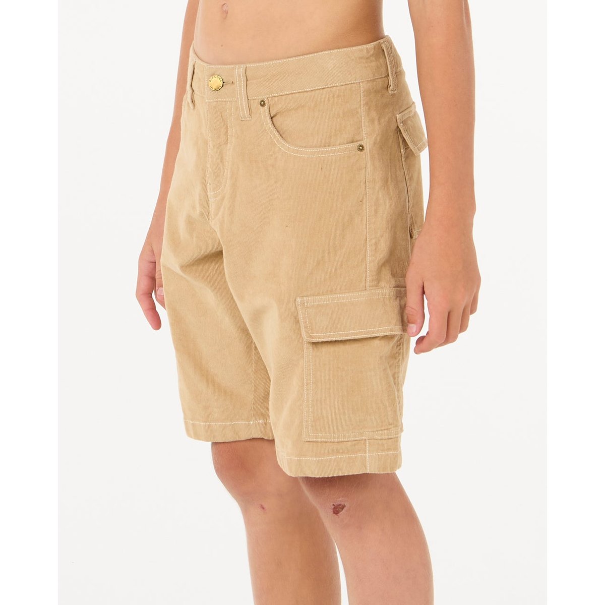 Short CLASSIC SURF CORD CARGO -BOY kaki, RIP CURL