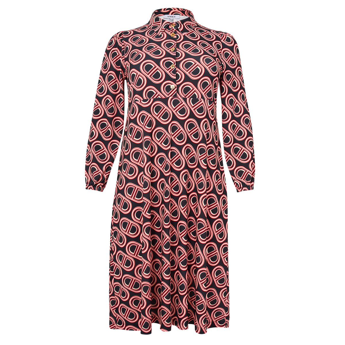 Robe<br />Jacket<br />Jacket imprimée noir, YOEK