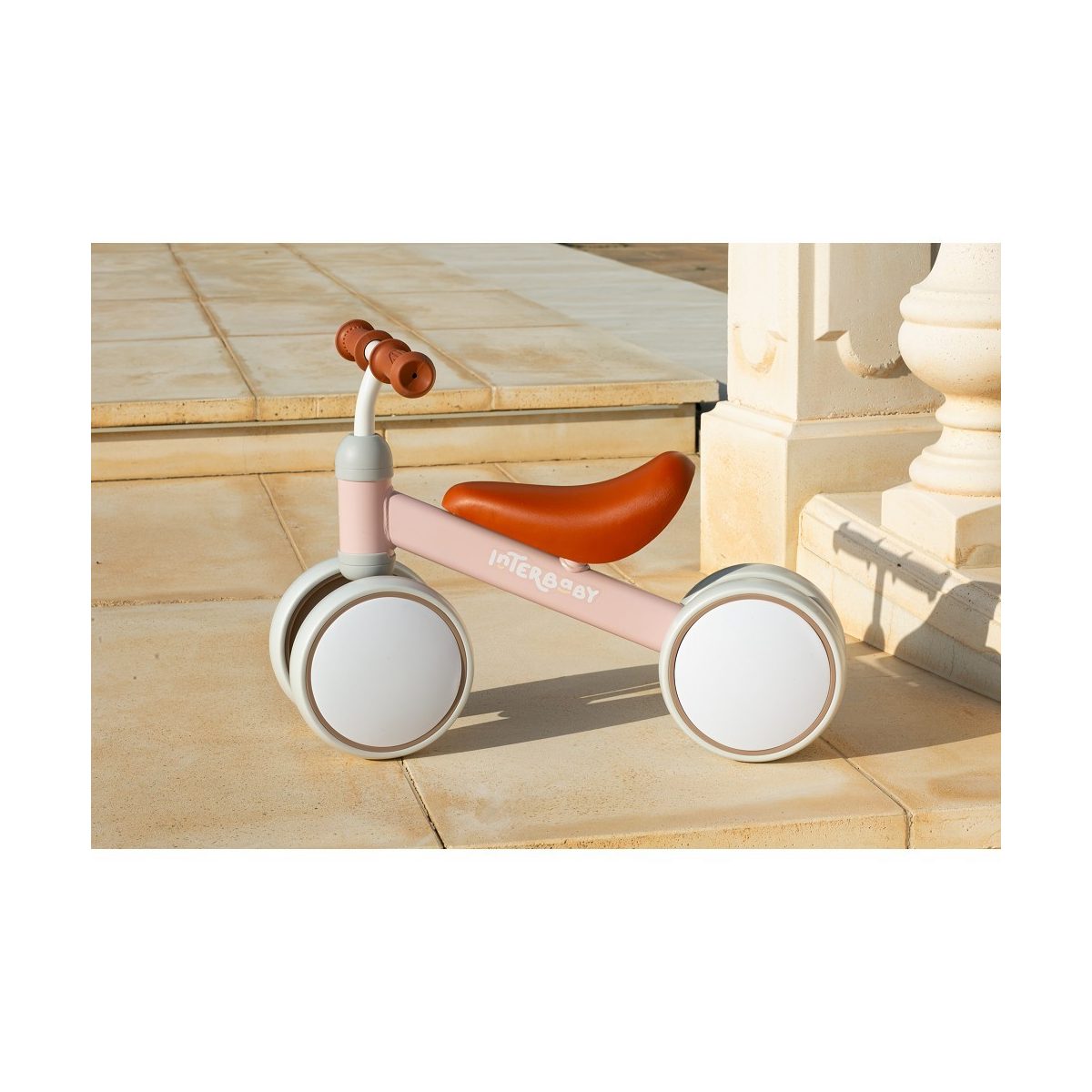 Draisienne 12 à 36 mois - rose - vélo sans pédales multicolore, INTERBABY