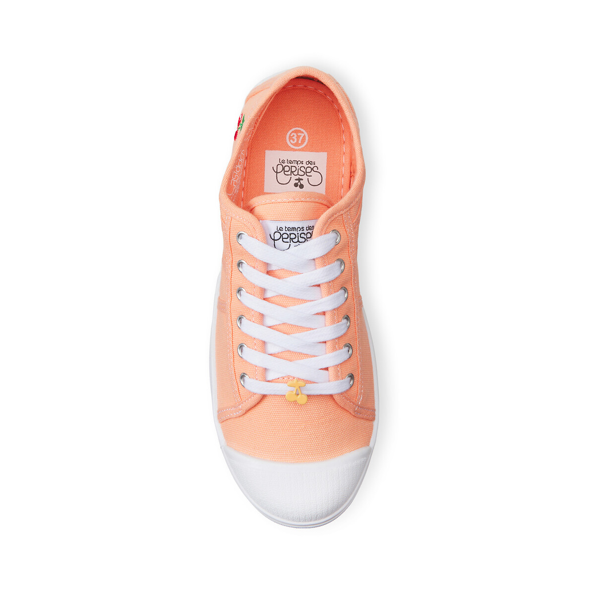 Baskets en toile LTC Basic 02 orange, LE TEMPS DES CERISES