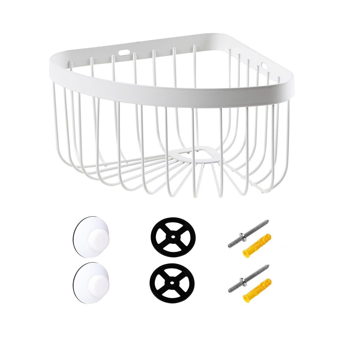 Organisateur de douche en acier, NEO blanc, SENSEA