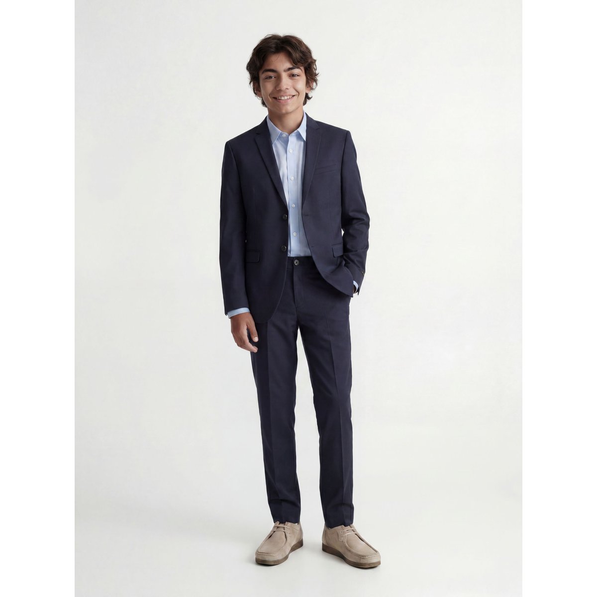 Blazer Croisé Et Pantalon De Tailleur dark navy, JACK & JONES JUNIOR