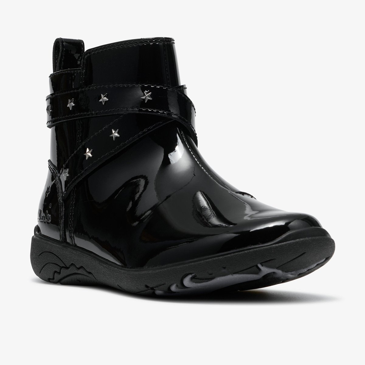 Boots Brevet Coupe Large RELDA STAR K noir, CLARKS