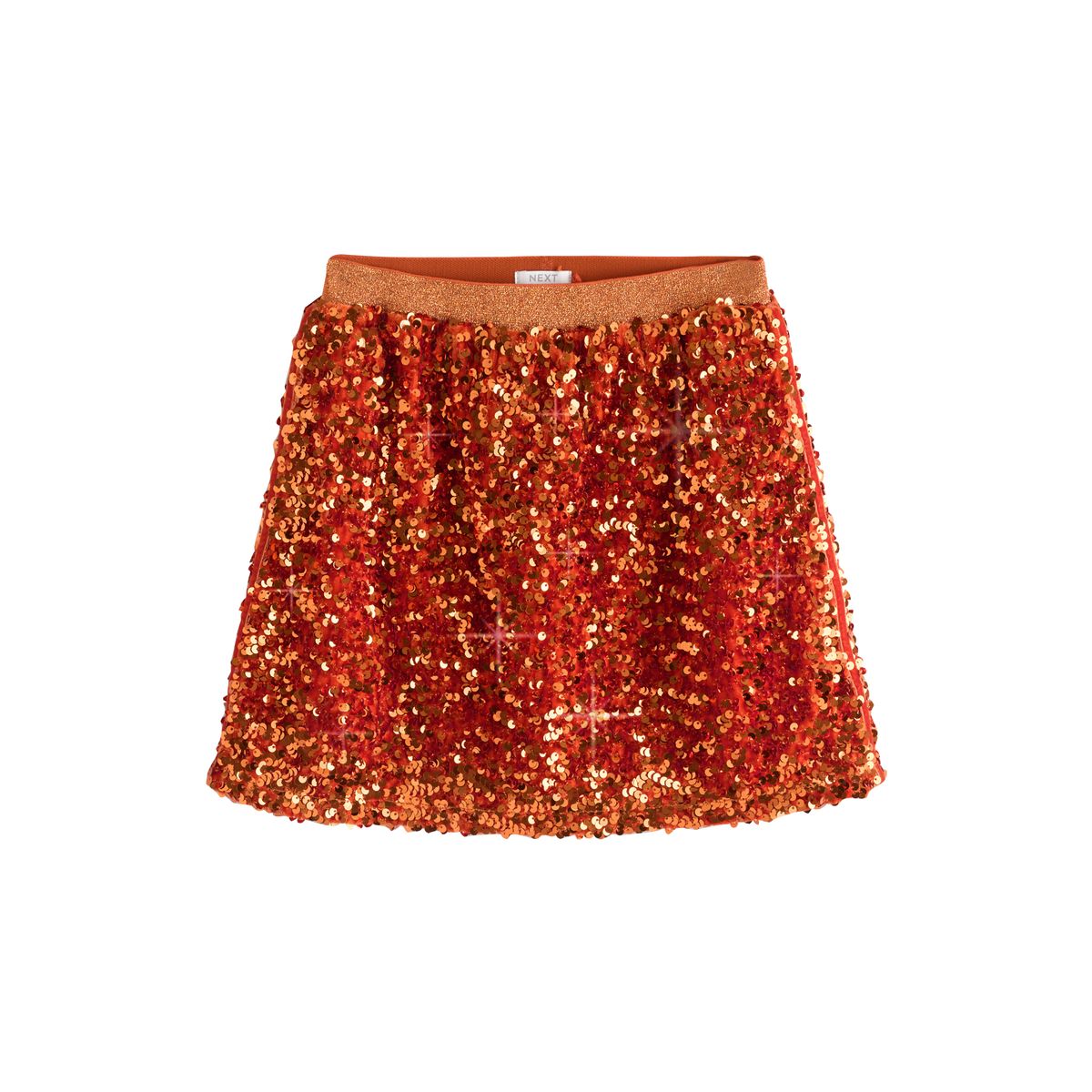 Jupe à sequins orange, NEXT