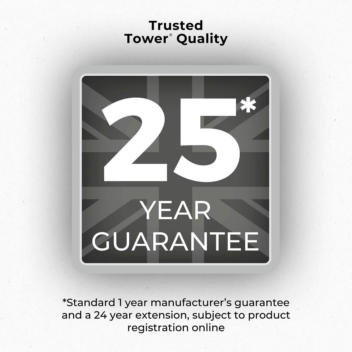 24cm Precision Multi-Function Casserole black, TOWER