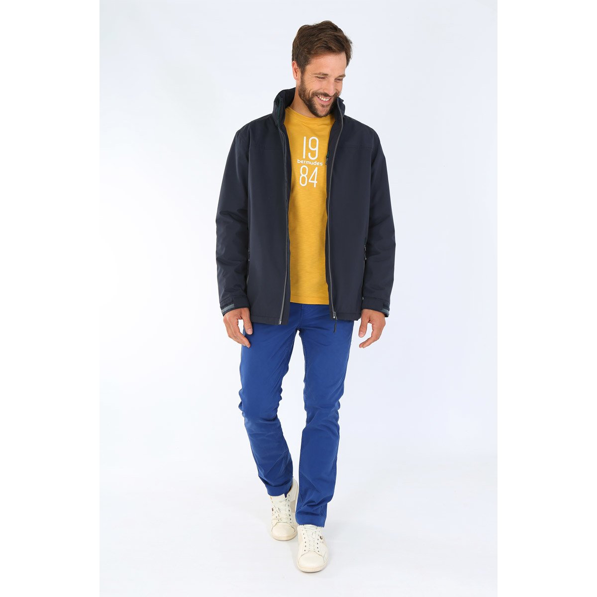 Parka courte imperméable HALONG marine, BERMUDES