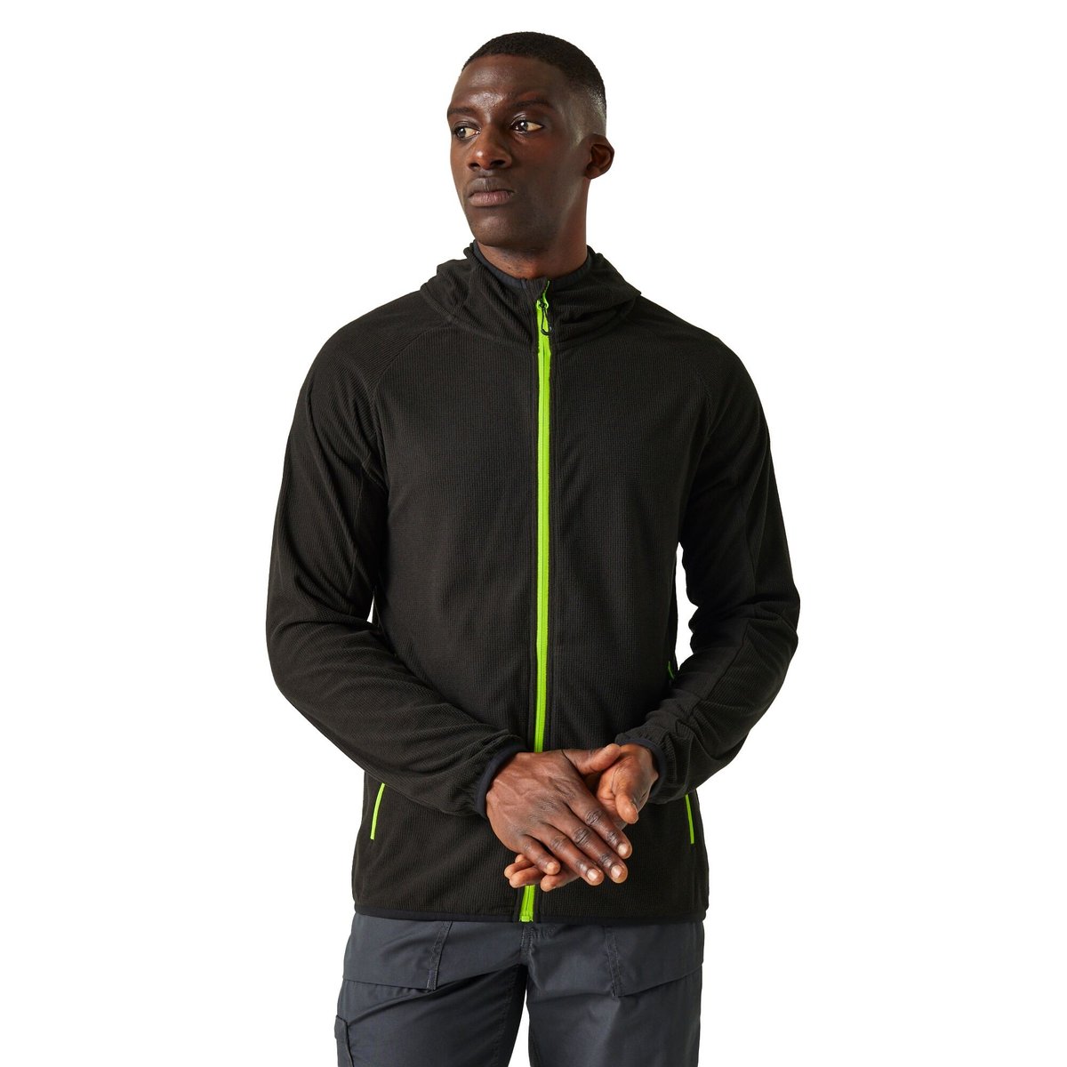 Veste polaire NAVIGATE noir / vert lime, REGATTA