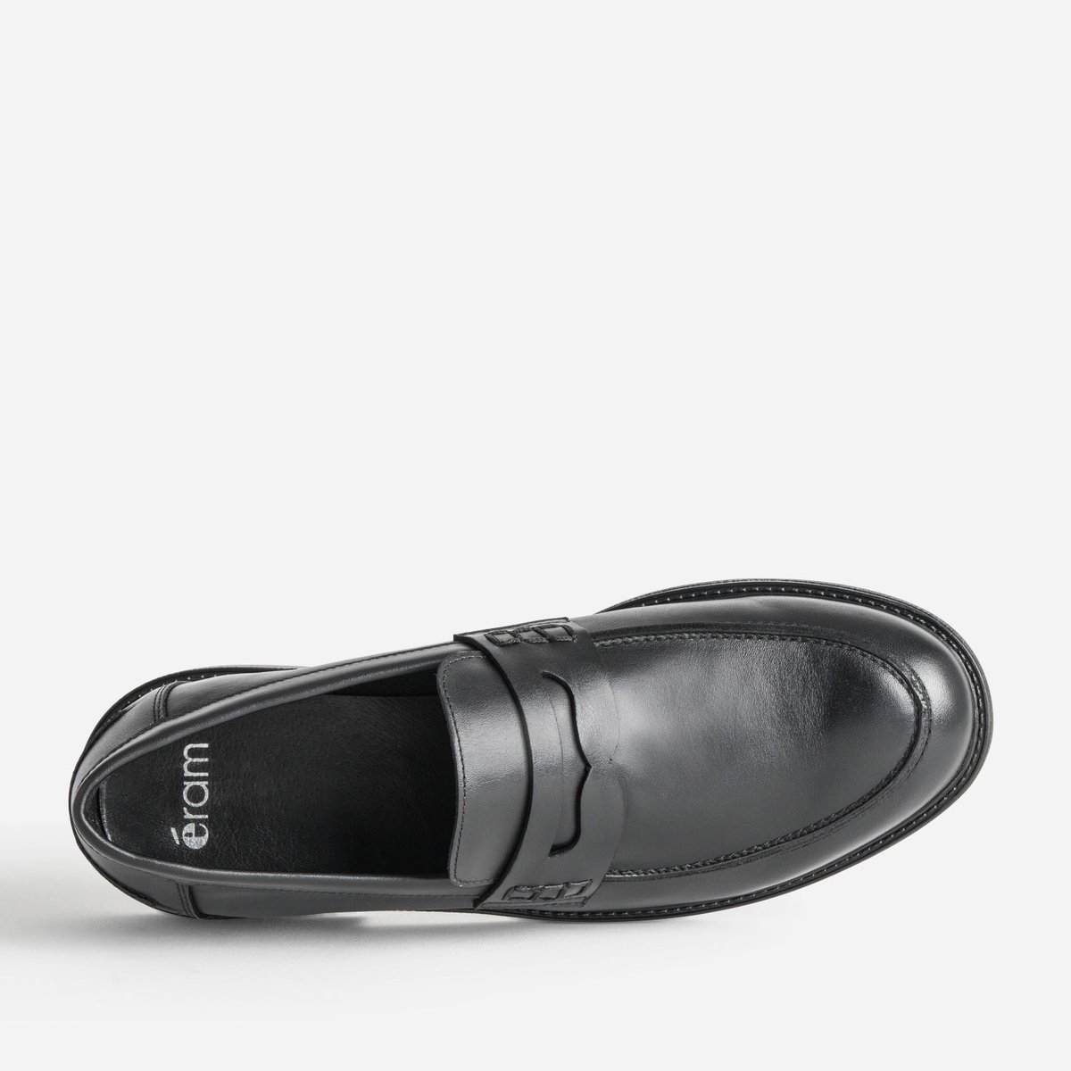 Derby en cuir GAD noir, ERAM