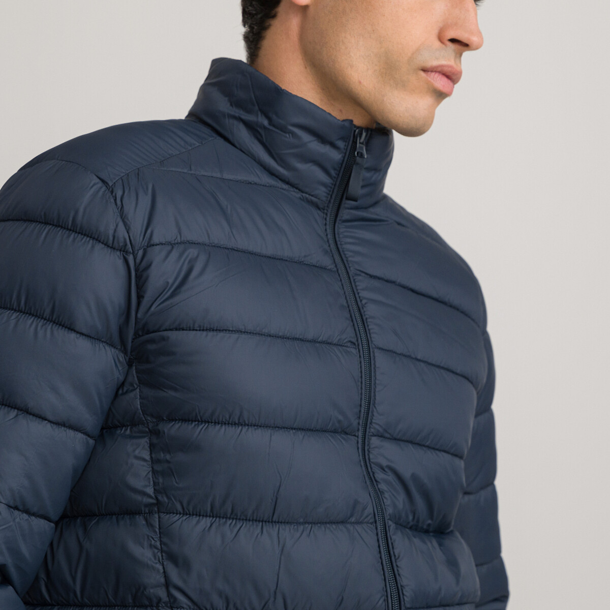 Lightweight Padded Jacket navy blue, LA REDOUTE COLLECTIONS