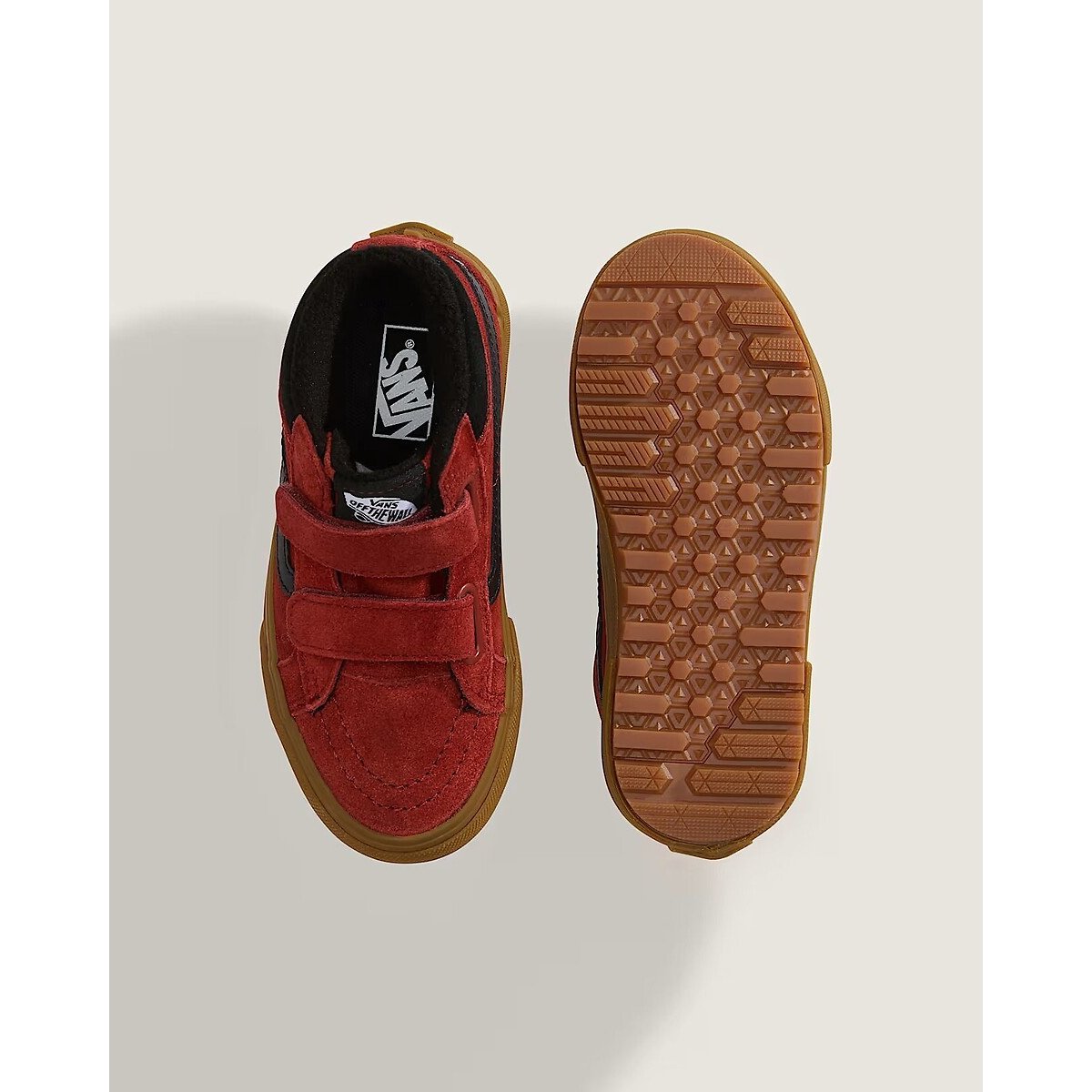 Scarpe da ginnastica alte in pelle, SK8-MID REISSUE V bordeaux , VANS