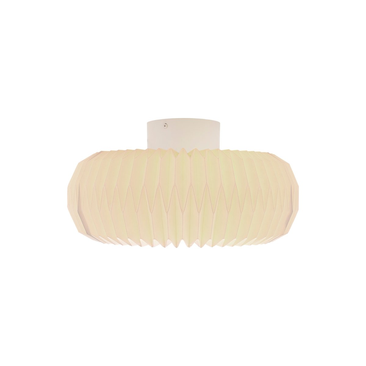Plafonnier rond en papier, BELLOY 40 blanc, NORDLUX