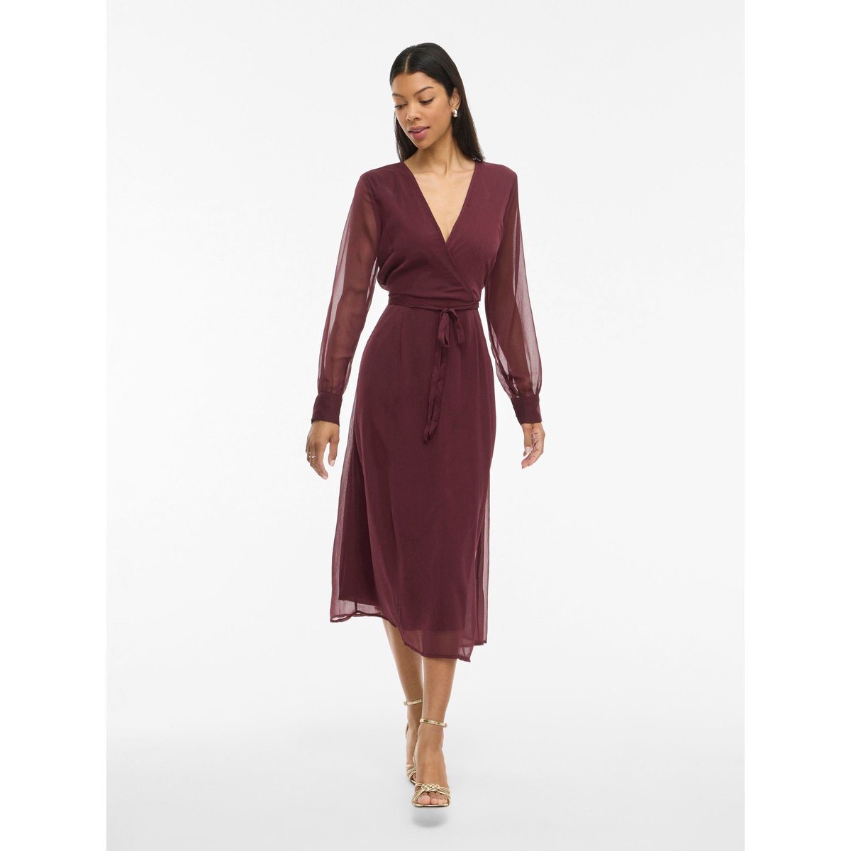 VIFALIA - Manches longues Robe mi-longue fig, VILA