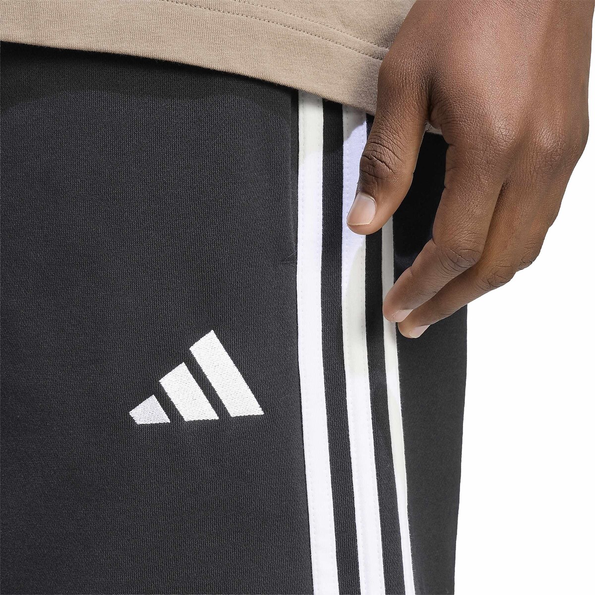 Short, longueur genou, ESSENTIALS noir, ADIDAS SPORTSWEAR