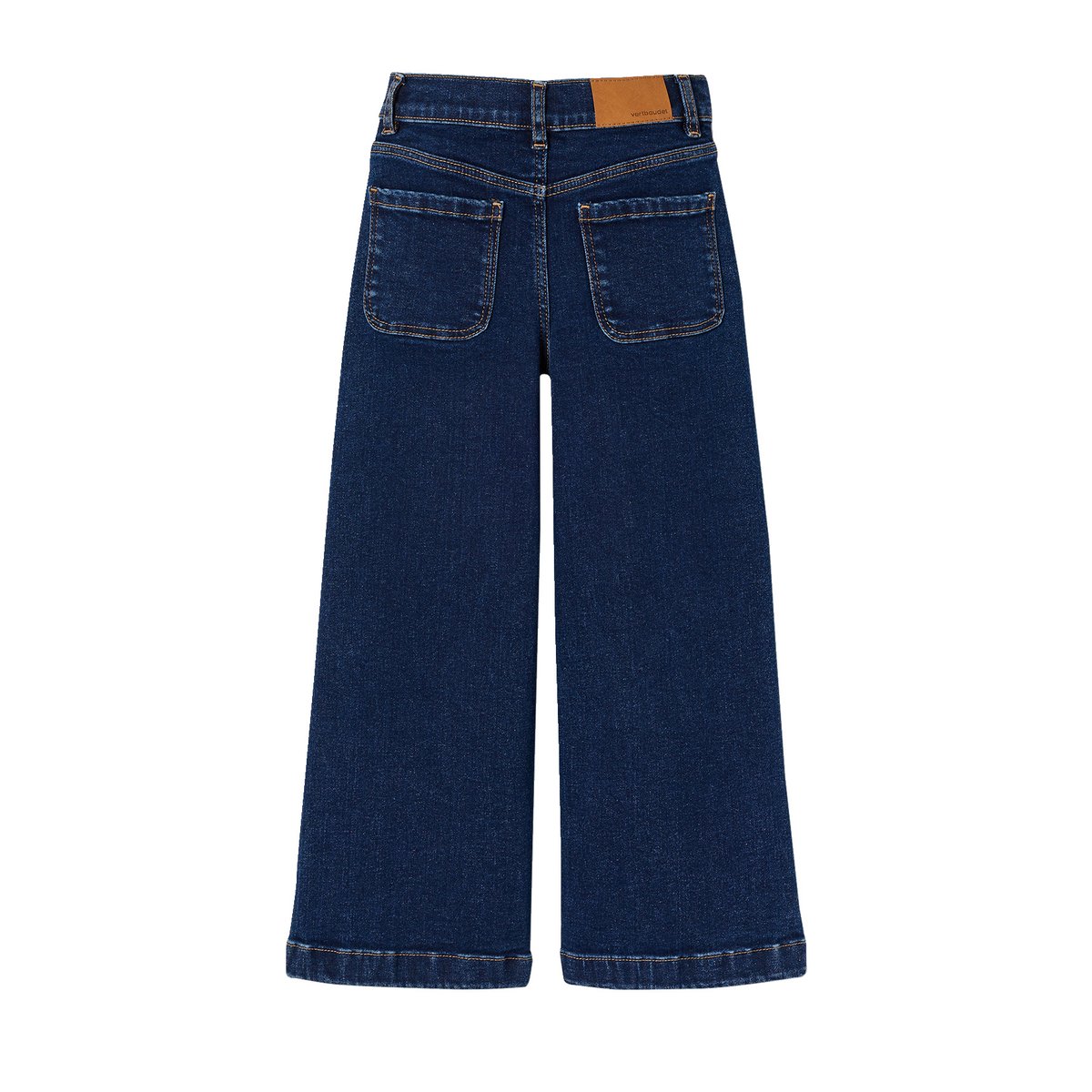 Jean large bleu foncé, VERTBAUDET