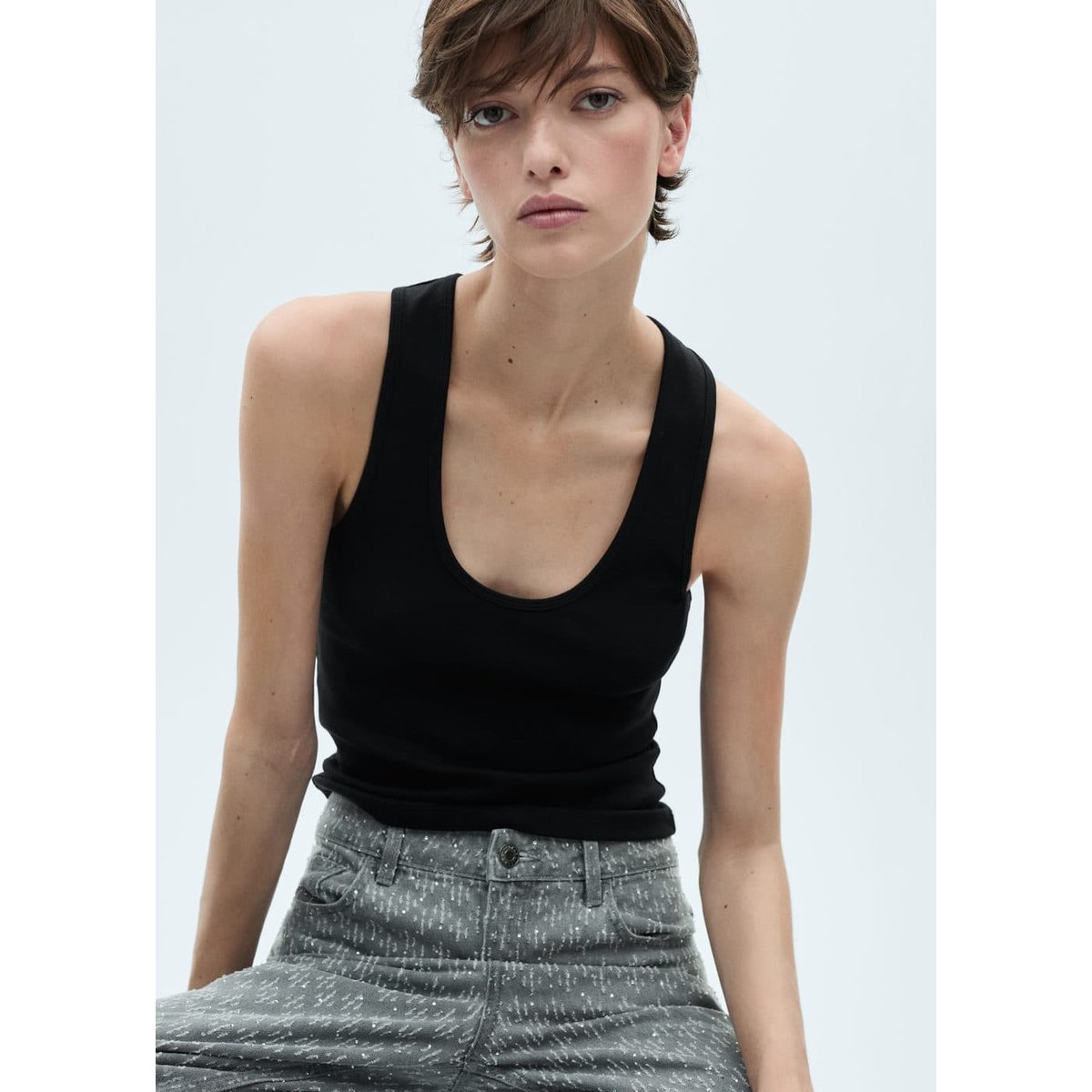 Jupe bretelles mango shop