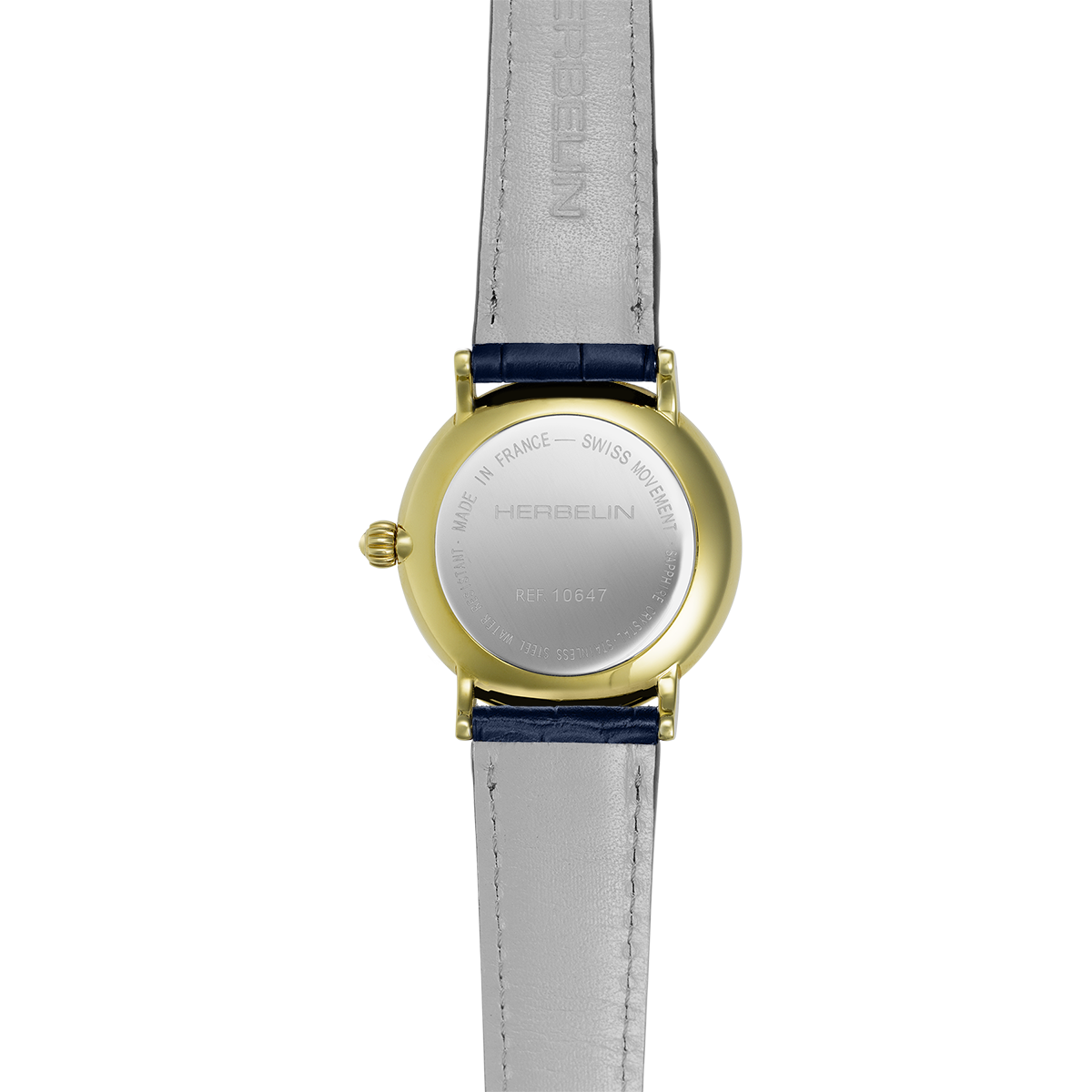 Montre Analogique INSPIRATION doré bleu foncé bleu foncé, HERBELIN