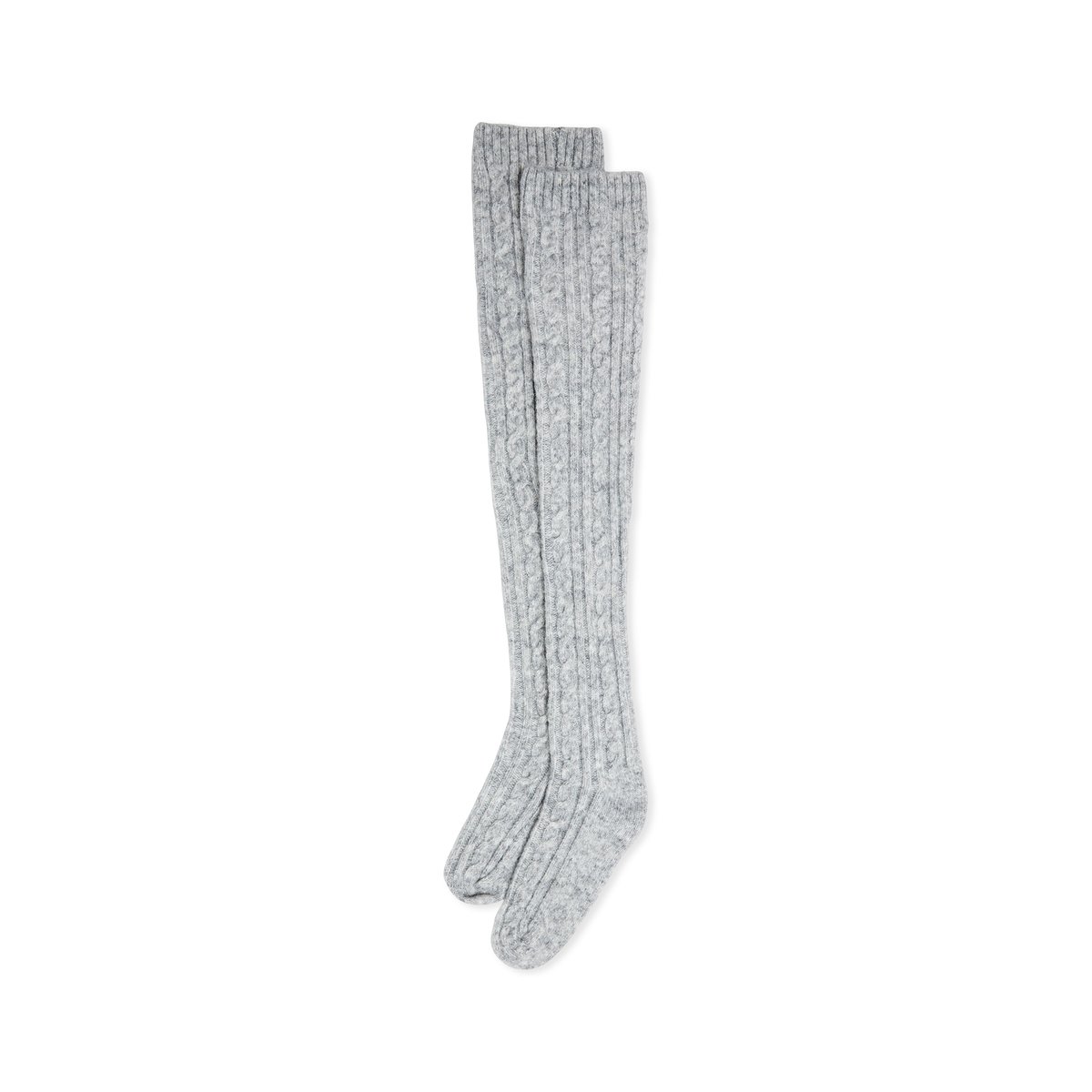 Chaussettes hautes avec laine JACKS gris clair, ETAM