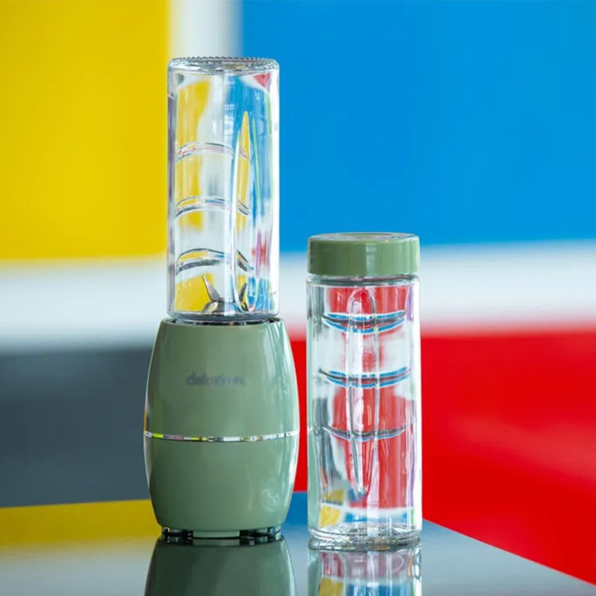 Mini Blender Neo Vert Amande vert, DETOXIMIX
