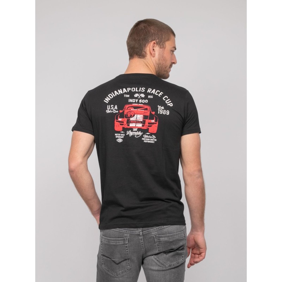 T-shirt Coton Motifs Nerolma noir, RITCHIE