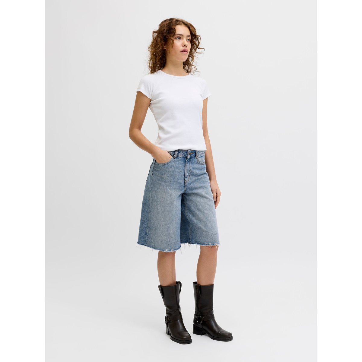 Short En Denim medium blue denim 1, JJXX