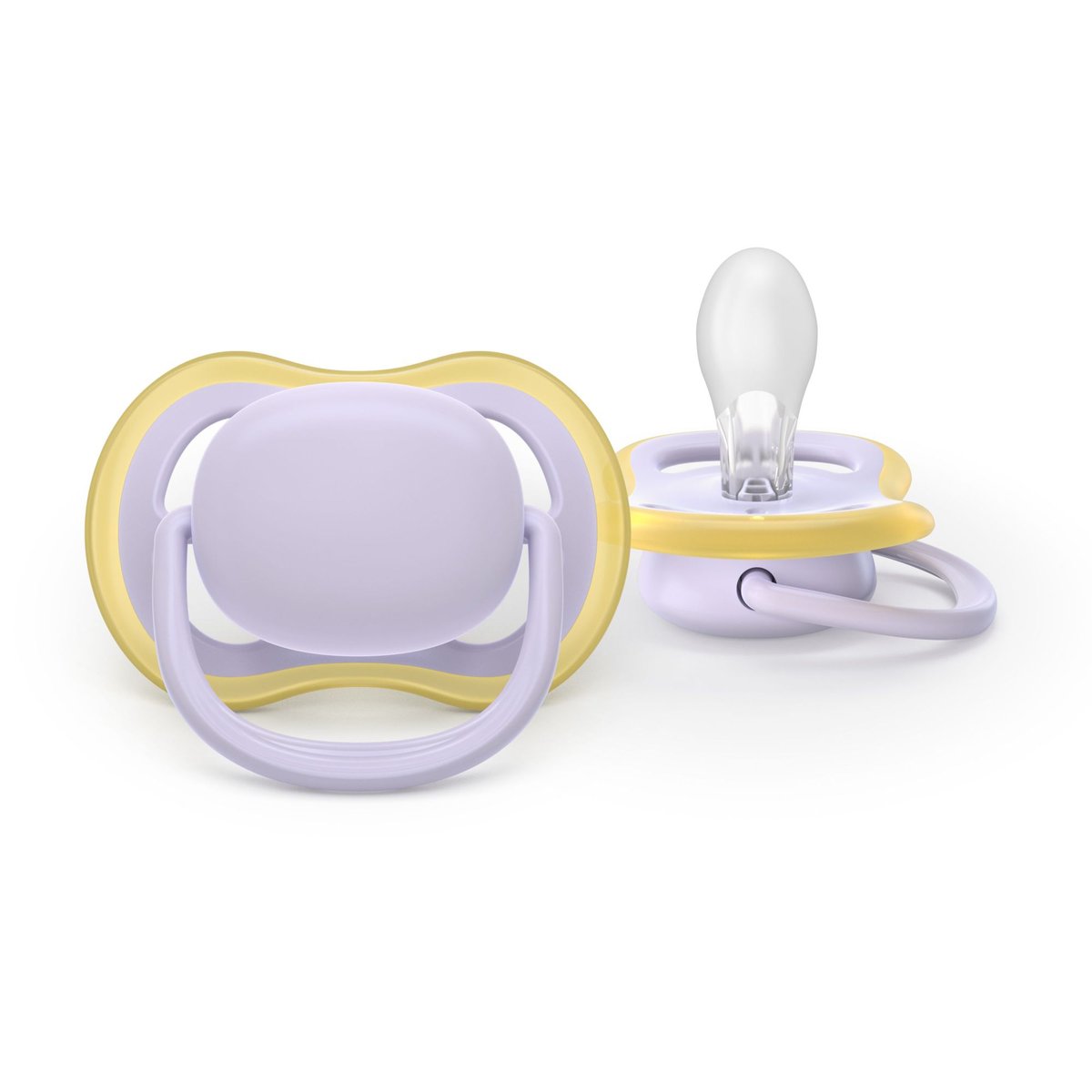 Lot de 2 sucettes Ultra Air 0-6 mois SCF087/05 couleur unique, PHILIPS AVENT