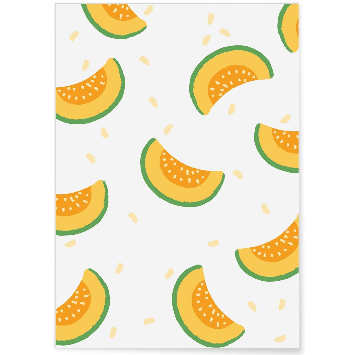 Affiche Melons blanc, L'AFFICHERIE